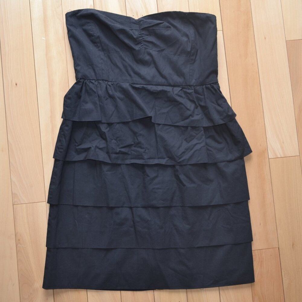 NWT J Crew Factory Strapless Tiered Dress Size 8
